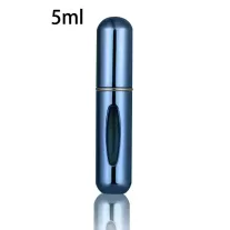   Újratölthető szórófejes parfümtartó utazáshoz 5ml kék