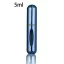 Újratölthető szórófejes parfümtartó utazáshoz 5ml kék