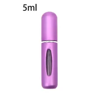   Újratölthető szórófejes parfümtartó utazáshoz 5ml matt lila