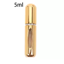   Újratölthető szórófejes parfümtartó utazáshoz 5ml arany
