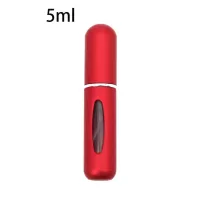   Újratölthető szórófejes parfümtartó utazáshoz 5ml matt piros